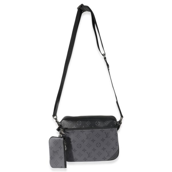 134692 bv Louis Vuitton Monogram Eclipse Trio Messenger