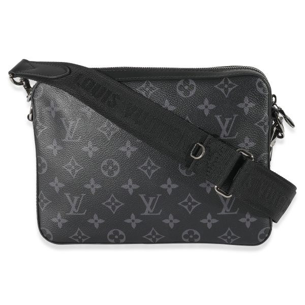 134692 pv Louis Vuitton Monogram Eclipse Trio Messenger