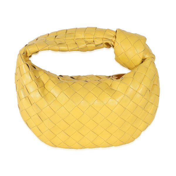 134738 pv Bottega Veneta Buttercup Intrecciato Lambskin Mini Jodie