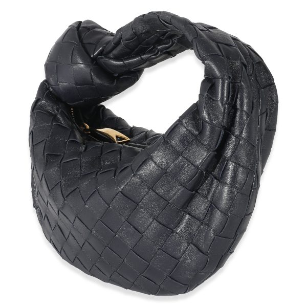 134740 sv Bottega Veneta Space Intrecciato Lambskin Mini Jodie