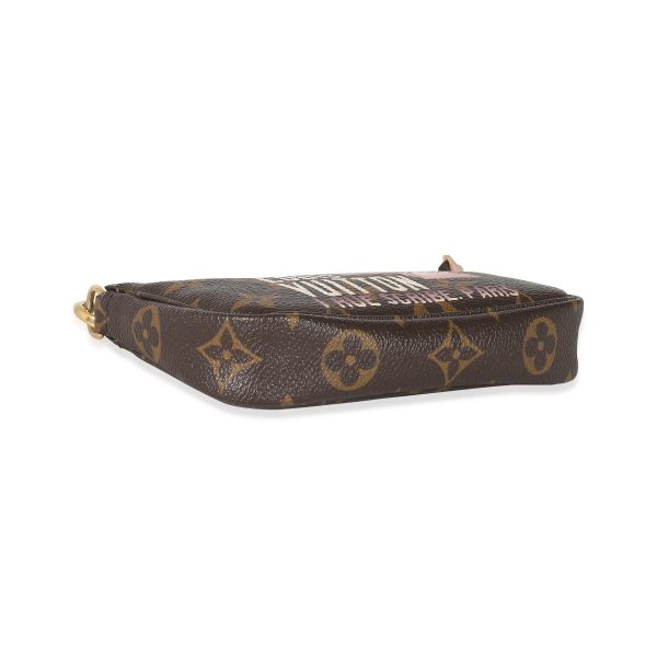 134764 clasp Louis Vuitton Monogram Canvas Affiche Mini Pochette Accessoires