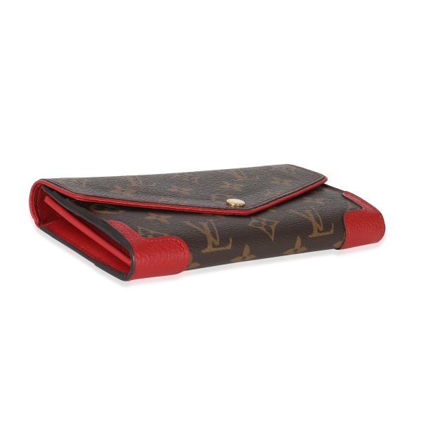 134767 clasp Louis Vuitton Cerise Monogram Canvas Retiro Sarah Wallet