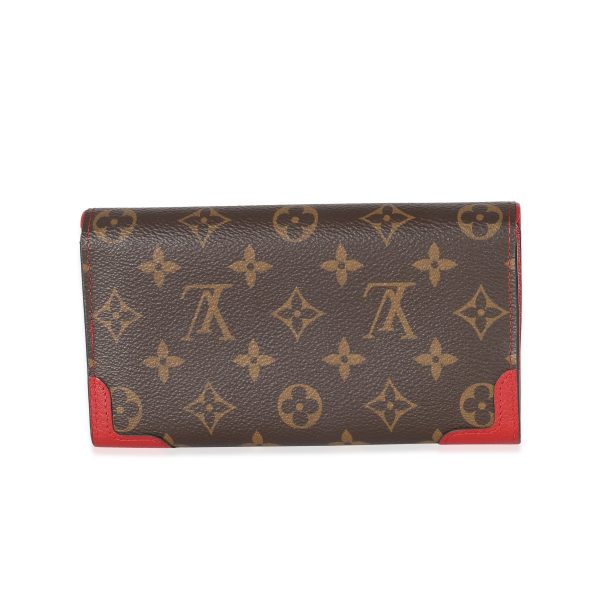 134767 pv Louis Vuitton Cerise Monogram Canvas Retiro Sarah Wallet