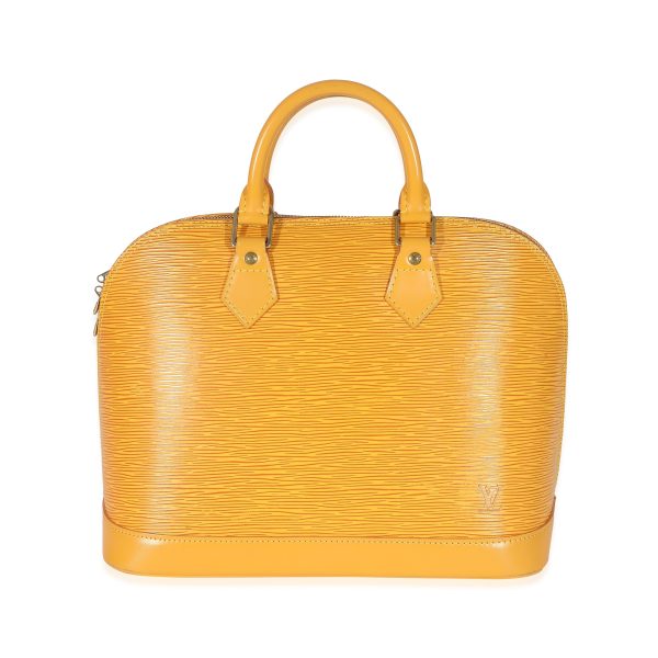 134772 fv Louis Vuitton Tassil Yellow Epi Alma PM