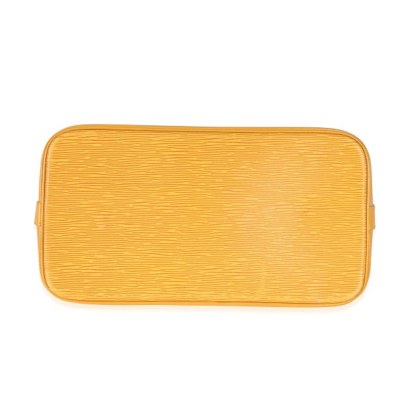 134772 stamp Louis Vuitton Tassil Yellow Epi Alma PM