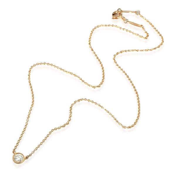 134790 pv c0a9021e 0761 45b7 bebd 4d38dcb619a7 Tiffany Co Elsa Peretti Diamonds By The Yard Pendant 18KT Gold G VS2 033 CT