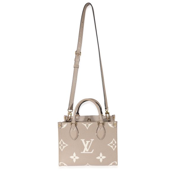 134831 bv e7e561de 203e 436e bf95 35cb3b46909f Louis Vuitton Dove Cream Monogram Empreinte Onthego PM