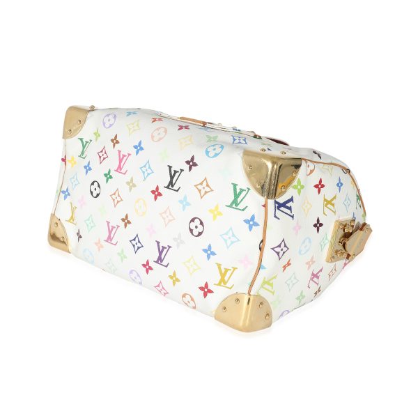 134850 box 8d648d6e 9bb8 4e9e 8086 b2bfad6ce1b6 Louis Vuitton x Takashi Murakami White Monogram Multicolore Canvas Speedy 30