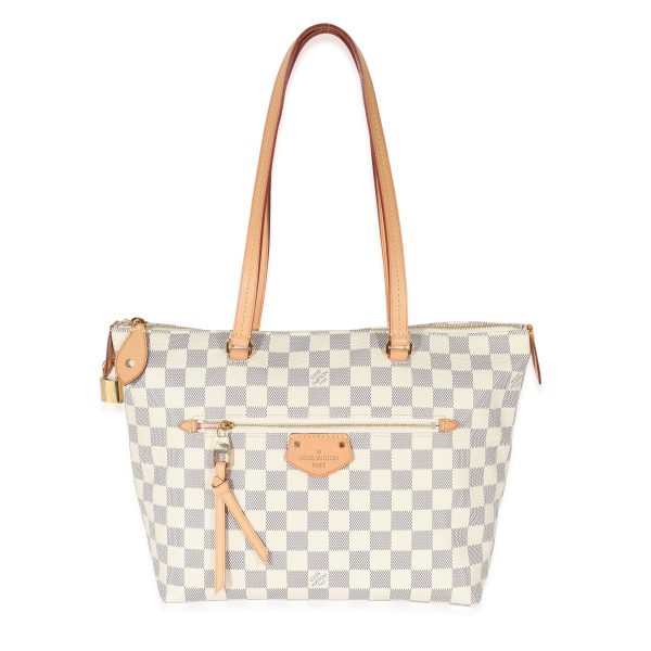 134873 fv Louis Vuitton Damier Azur Canvas Iena PM