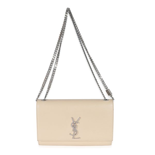 134941 bv Saint Laurent Beige Grain De Poudre Medium Kate