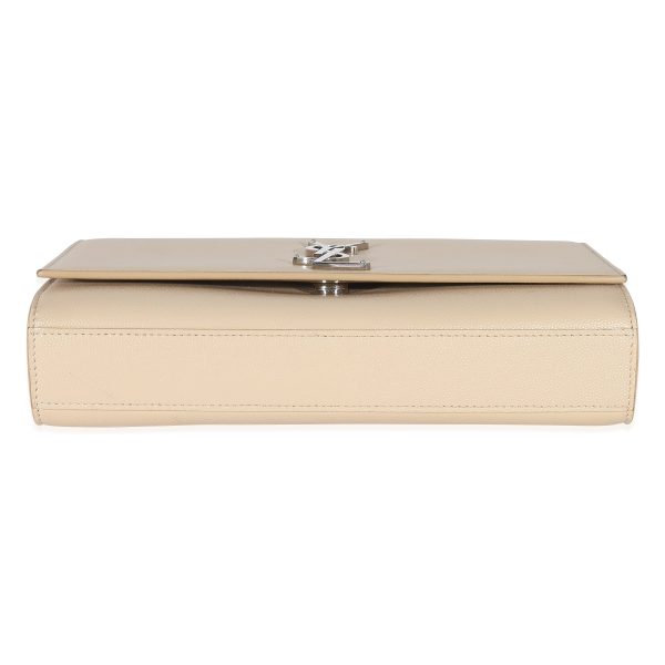 134941 stamp Saint Laurent Beige Grain De Poudre Medium Kate