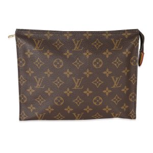 134952 fv 7d6c617b e685 42d3 959e d8d96de94d3b Louis Vuitton Monogram Pochette Porte Monet Long Wallet Brown