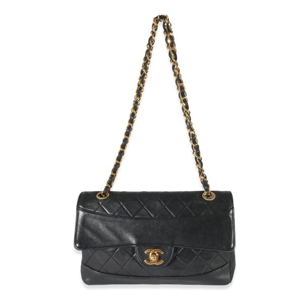 134974 bv 29dfbdc3 ad95 4454 8b28 c948e1571057 Chanel Black Quilted Lambskin Medium Flap Bag