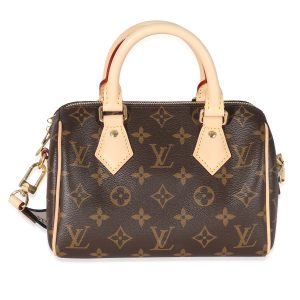 134991 fv Louis Vuitton Sully Monogram Canvas Brown Shoulder Handbag