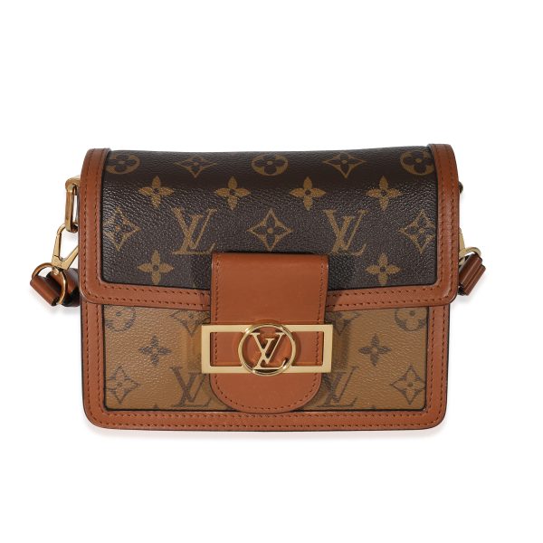 134994 fv Louis Vuitton Reverse Monogram Canvas Mini Dauphine