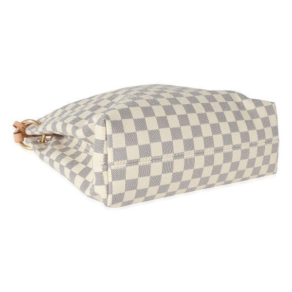 135003 clasp 49c0cf29 ba95 4208 8750 4332a367e970 Louis Vuitton Damier Azur Canvas Graceful PM