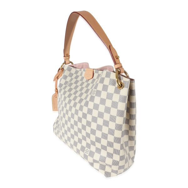 135003 sv 24010a09 b01a 4ffd b57b 018ae27e2717 Louis Vuitton Damier Azur Canvas Graceful PM