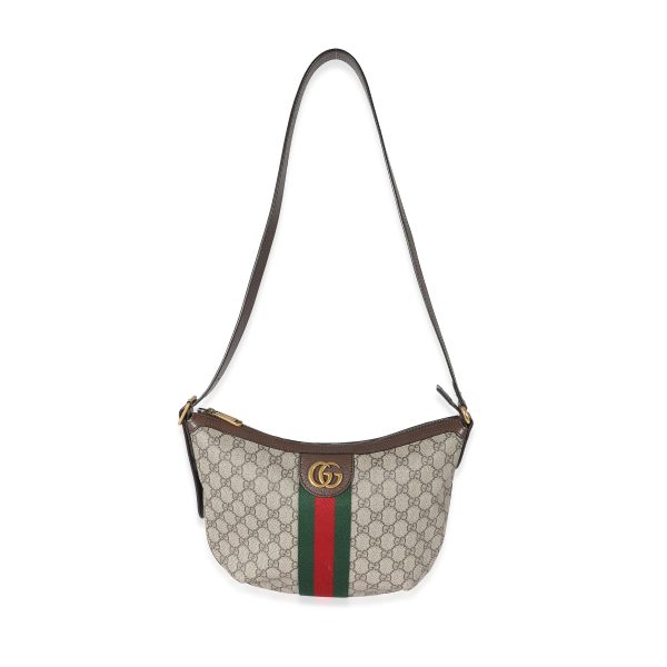 135008 bv Gucci Beige GG Canvas Ophidia Small Shoulder Bag