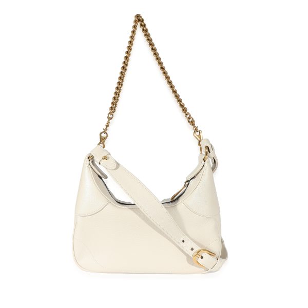 135054 pv Gucci White Goatskin Small Aphrodite Shoulder Bag