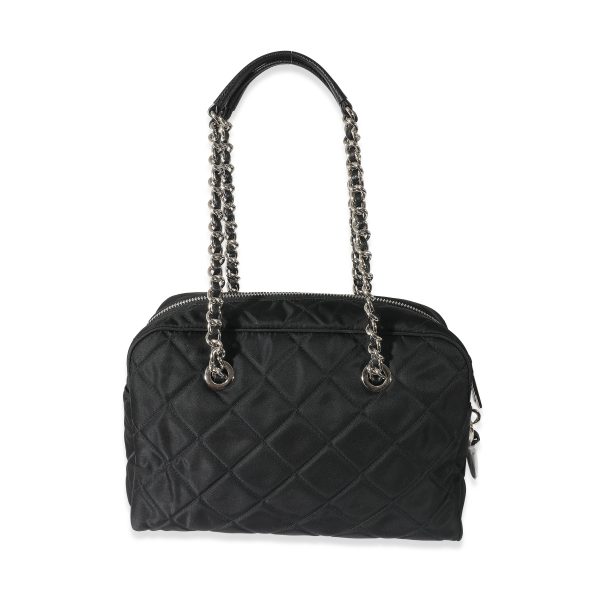 135062 pv c2365c38 779d 4a9b 9e8f 09a2c63c1f57 Prada Black Quilted Nylon Tessuto Impuntu Shoulder Bag