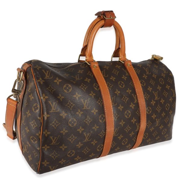 135107 pv Louis Vuitton Monogram Canvas Keepall Bandoulière 45