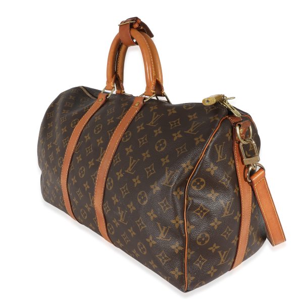 135107 sv Louis Vuitton Monogram Canvas Keepall Bandoulière 45