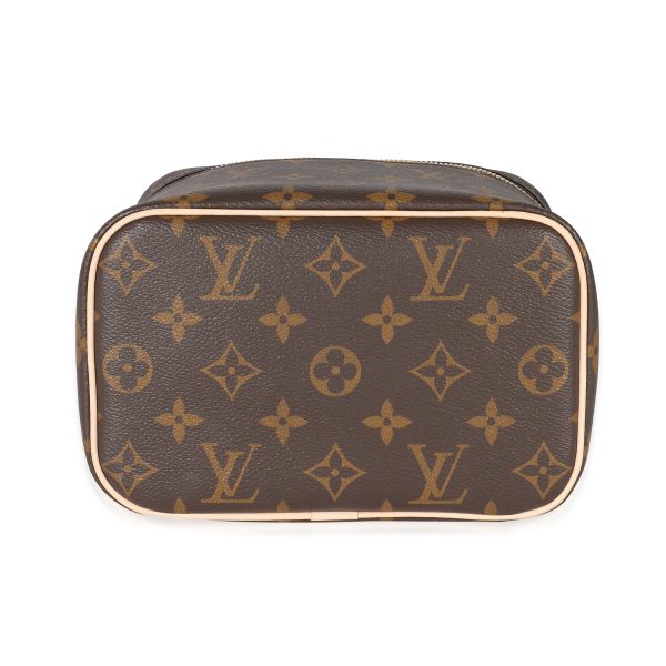 135184 stamp Louis Vuitton Monogram Canvas Nice Mini Toiletry Pouch