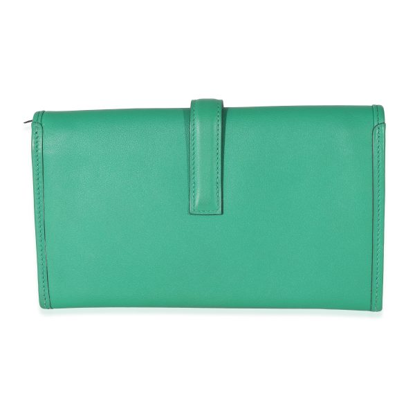 135220 stamp bbe3015a 9623 4ee8 a80f fa768ded9522 Hermès Swift Vert Comics Jige Duo Wallet