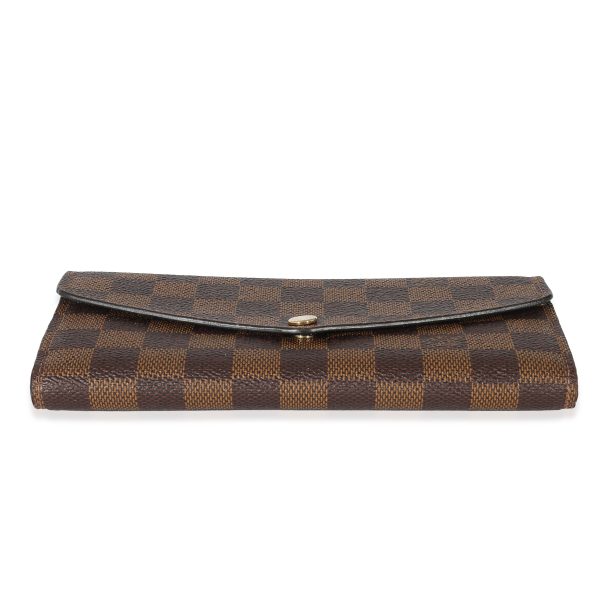 135265 box Louis Vuitton Damier Ebene Canvas Sarah Wallet