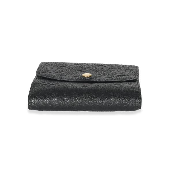 135285 box 42b2d768 1347 43e0 a640 aef1509bd34b Louis Vuitton Black Monogram Empreinte Ariane Wallet