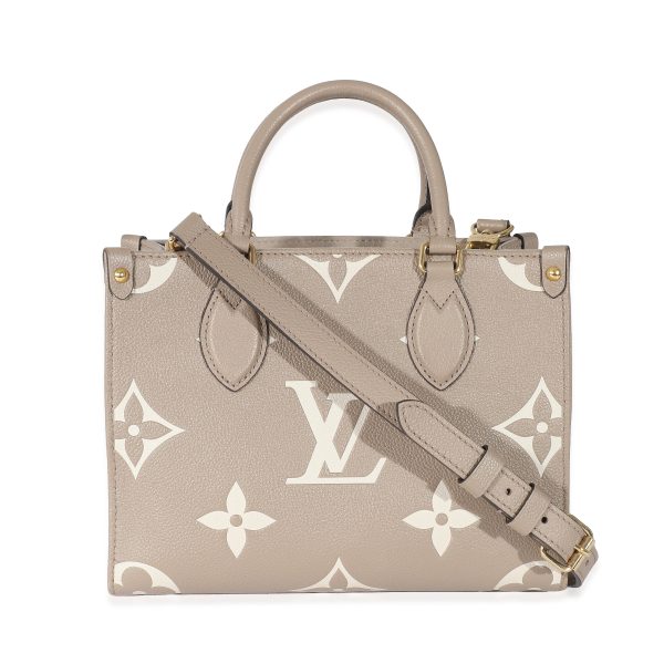 135304 stamp b5dddd8c 27f6 4f06 8539 7b40245cf422 Louis Vuitton Turtledove Cream Monogram Giant Empriente Onthego PM