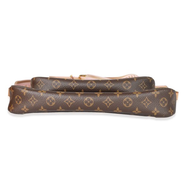 135365 ad1 Louis Vuitton Rose Clair Monogram Canvas Multi Pochette Accessoires