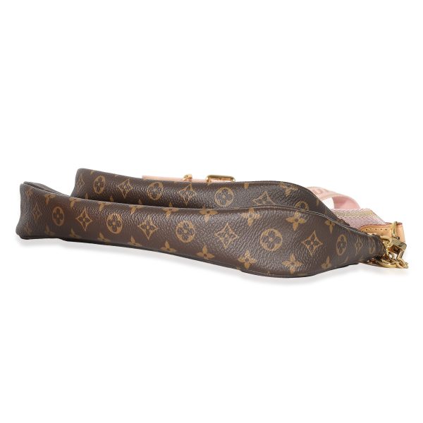 135365 ad2 Louis Vuitton Rose Clair Monogram Canvas Multi Pochette Accessoires