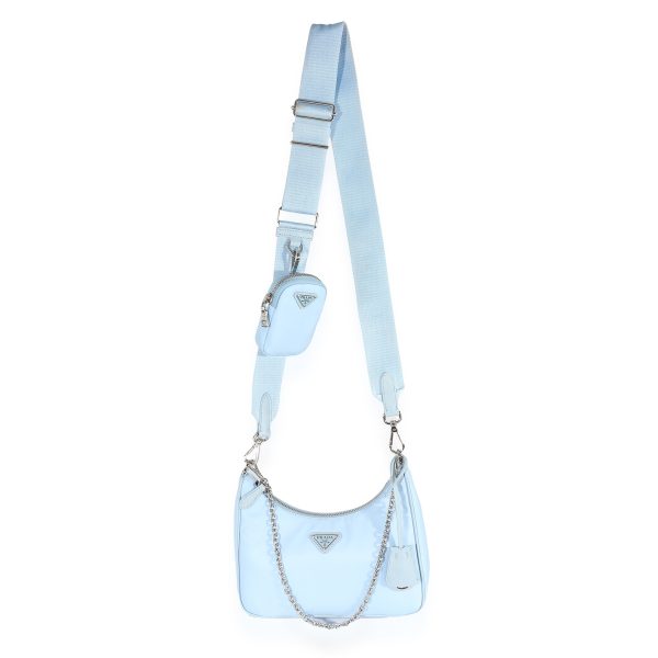 135381 bv Prada Light Blue Re Nylon Re Edition 2005