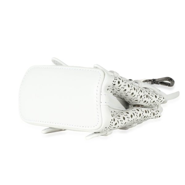 135392 clasp 59f12897 e652 4e20 9e1b fcb96cbc1abd Alaia Blanc Optique Calfskin Mini Mina Bag