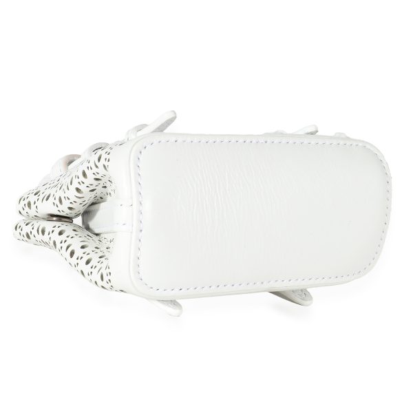 135392 sv a364aa48 625f 489b 82d5 08d54aa9178c Alaia Blanc Optique Calfskin Mini Mina Bag