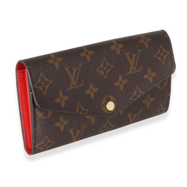 135492 stamp Louis Vuitton Monogram Canvas Sarah Wallet