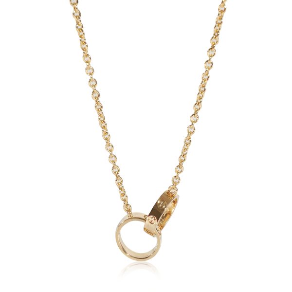 135503 fv Cartier Love Necklace in 18K Yellow Gold