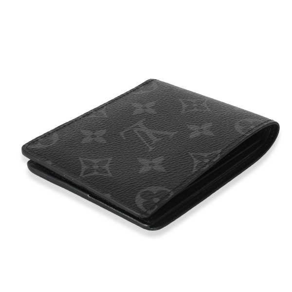 135505 box Louis Vuitton Monogram Eclipse Canvas Slender Wallet