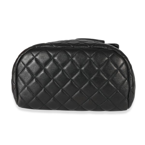 135514 clasp 6cfa2e75 967d 47b8 9b34 5fab7b20b62a Chanel 16P Black Quilted Lambskin Small Urban Spirit Backpack