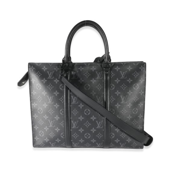 135543 pv a52794c0 3c1e 4884 9980 5aa73be69c5a Louis Vuitton Monogram Eclipse Canvas Sac Plat Horizontal Zipper