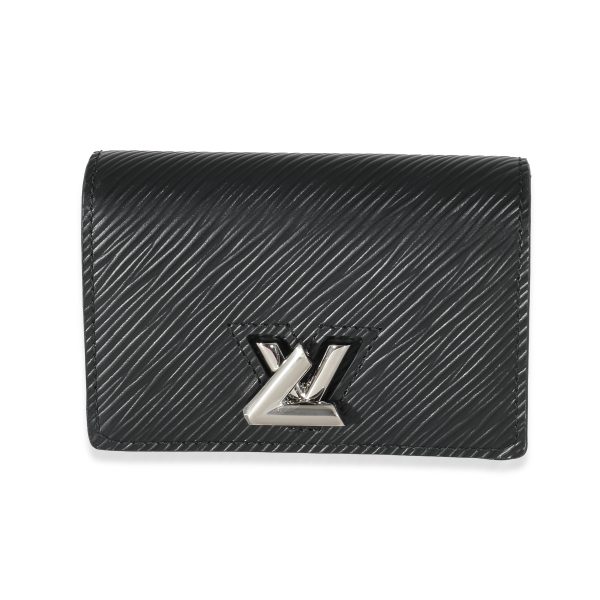 135562 fv e394f0c2 5acf 4b74 a724 25b53ae30de7 Louis Vuitton Black Epi Twist Multicartes Card Case