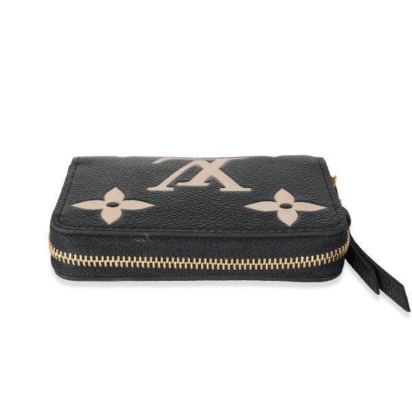 135564 pv 34f58b86 af54 4066 b7ee 6d3c396fb108 Louis Vuitton Black Beige Giant Monogram Empreinte Zippy Coin Purse