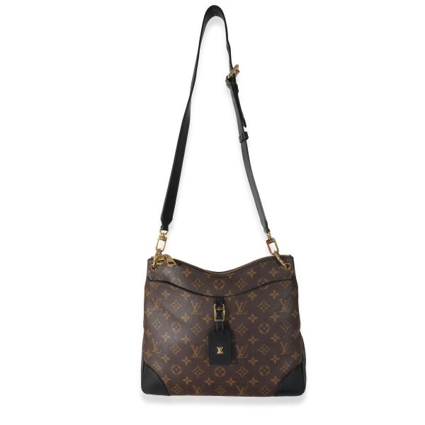 135598 av 8b7b2e36 f45b 4aa5 8e7f 05a833703872 Louis Vuitton Black Monogram Canvas Odeon MM