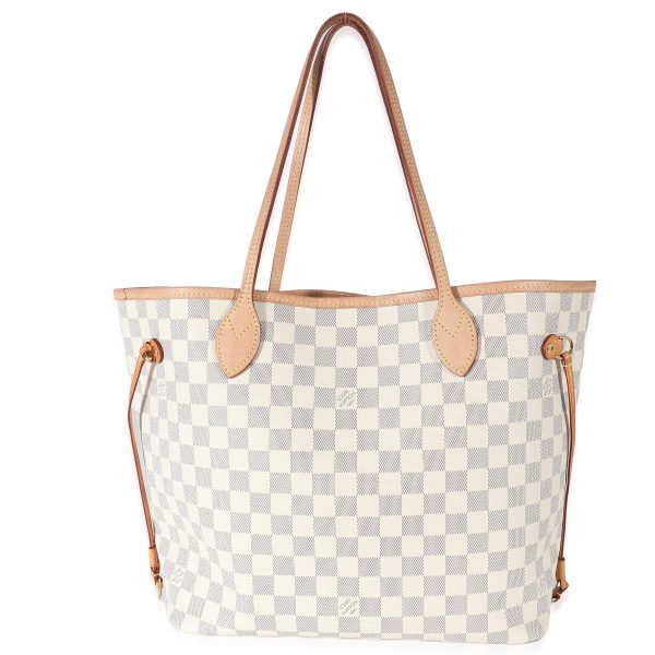 135605 fv 7fce3de5 3822 4809 9233 5fc5ac64b0b7 Louis Vuitton Damier Azur Canvas Neverfull MM