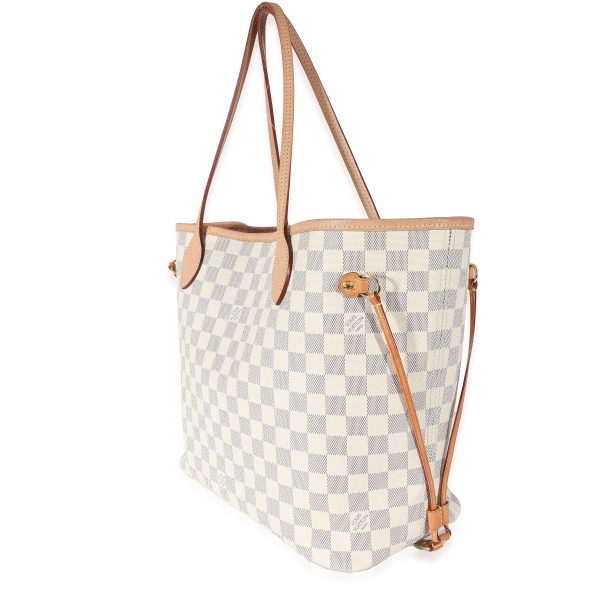 135605 sv f7fb478a f824 4230 bf00 3f149482a2a7 Louis Vuitton Damier Azur Canvas Neverfull MM