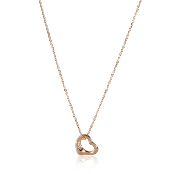 135675 fv 76daf2c1 cb94 4db0 94d9 e89ad34ce072 Tiffany Co Elsa Peretti Open Heart Pendant in 18k Rose Gold 002 CTW