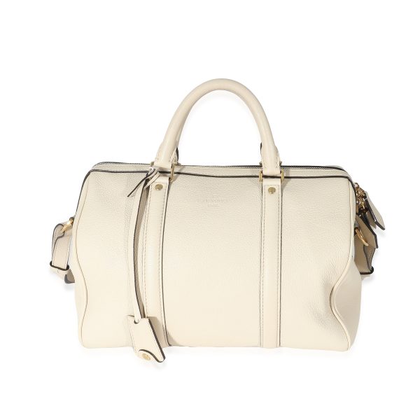 135706 fv Louis Vuitton White Calfskin Sofia Coppola SC Speedy PM