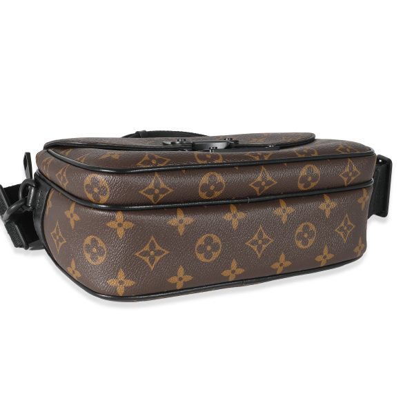 135708 bv Louis Vuitton Monogram Macassar Canvas S Lock Messenger