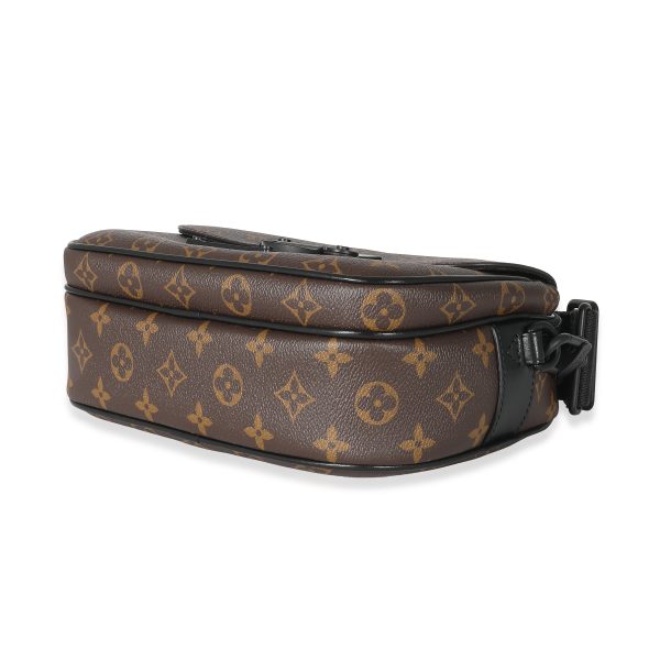 135708 clasp Louis Vuitton Monogram Macassar Canvas S Lock Messenger